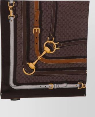 Gucci logo-print scarf