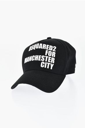 Dsquared2 MANCHESTER CITY LIMITED EDITION Solid-Color Baseball Cap Wit size One