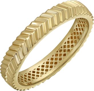 Bony Levy 14K Gold Geometric Band Ring in 14K Yellow Gold at Nordstrom, Size 6.5