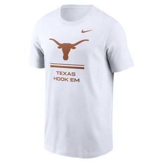 Nike Texas Sideline Nike Mens Dri-FIT College T-Shirt in White | 02ET10ATXE-ZK0