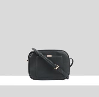 Paul Costelloe Womens Sazava Leather Cross Body Bag - Grey - One Size