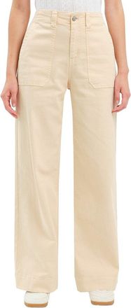 Daze Denim Trooper Sweet Corn Wide Leg Jean
