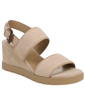 Vince Roma-B Leather Slingback Wedge Sandal