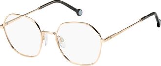 Tommy Hilfiger Stijlvolle Brillen - Dames - Brillen - Geel - 52 MM - Accessoires
