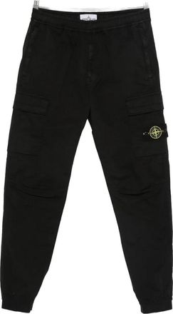 Stone Island Pantalone Regular Tapered Black