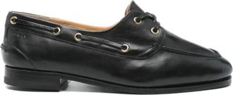 Bally Pathy Leather Plume Moccasin, Brand Size 37 ( US Size 6.5 )