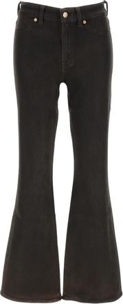 7 For All Mankind Flared Jeans - Dames - Flared Jeans - Bruin - W25 - Katoen - Jeans