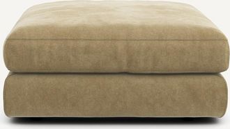 AM.PM Voetensteun in stonewashed velours, SKANDER