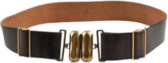 Fendi Pre-owned Vintage Riem - Dames - Vintage Accessoires - Zwart - ONE Size - Leer - Vintage