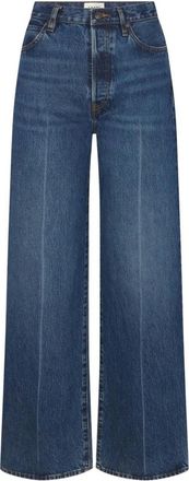 Frame Denim Wide Jeans - Dames - Loose Fit Jeans - Blauw - W26 - Denim - Jeans