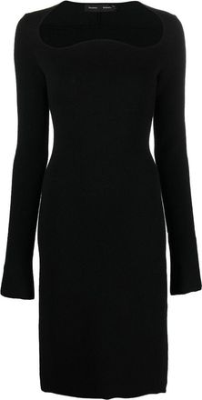 Proenza Schouler textured knit dress - women - Polyamide/Viscose - M - Black