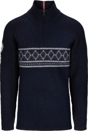 Amundsen Sports Boiled Ski Sweater Merinopullover für Herren | blau