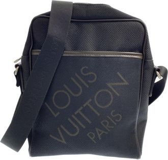 Louis Vuitton Black Canvas Shoulder Bag (Pre-Owned)