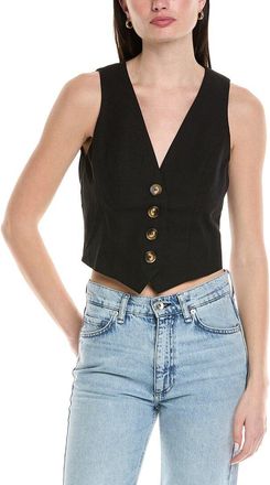 Seraphina Linen-Blend Vest