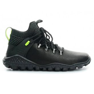 Vivobarefoot Magna Forest ESC Leather Textile Mens Ankle Boots - Obsidian Lime - Size:UK 11.5
