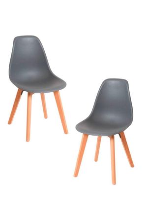 Regalos Miguel Regalos Miguel - Packs Sillas Comedor - Pack 2 Sillas Kelen - Gris Oscuro