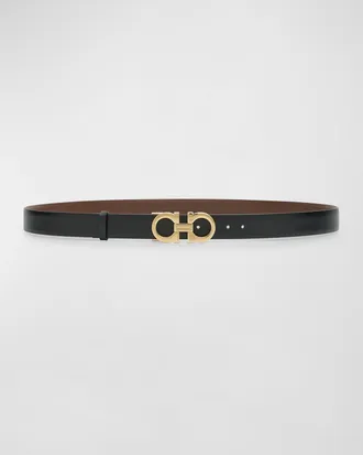 Ferragamo Gancini Leather Belt
