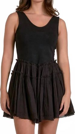 Elan The Easy-Day Tank Dress In Black