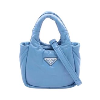 Prada Pre-owned Mini Bags, female, Blue, Size: ONE SIZE Pre-owned Vintage Mini Handbag