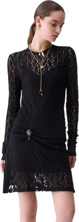Liu Jo Wf 6252J397522222 Vestido Corto de Encaje - Dresses - Mujer - Negro - XS