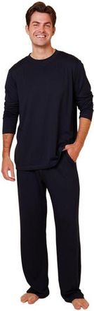 The Cats Pajamas Mens Pima Knit Pullover Set in Classic Midnight at Nordstrom, Size Small