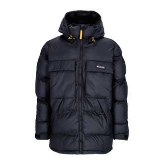 Columbia Zwarte Oversized Puffer Donsjas - Heren - Gewatteerde jassen - Zwart - S - Polyester - Jassen