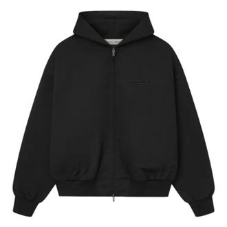 Fear of God Poly Twill Bomber Hoodie Jet Black 202SP258020F