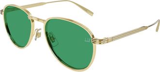 Dunhill DU0131S 003 Mens Sunglasses Gold Size 54
