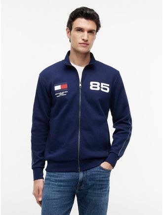 Tommy Hilfiger Mens Retro Soccer Track Jacket - Light Navy - L