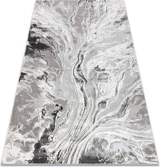 RugsX Rugsx - Bliss Z162bz253 Alfombra Gris / Crema - Abstracci&oacute;n, Moderna, Estructural Grey 160x220 Cm