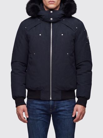 Moose Knuckles Bomber imbottito in misto cotone con cappuccio