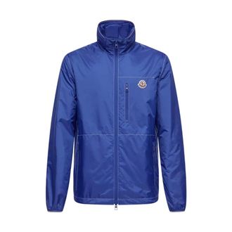 Moncler Light Jackets, male, Blue, Size: 2XL Bags
