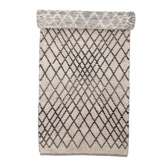 Bloomingville Kaya Rug - Grey - Wool