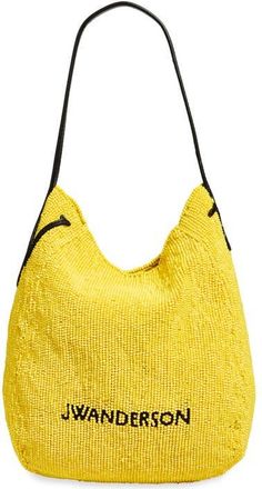 J.W.Anderson Beaded Small Bulb Bag in Yellow 200 at Nordstrom