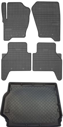 OEM Juego De Alfombrillas De Goma Para Coche Y Alfombrilla Para Maletero Para Land Rover Range Rover Sport Suv (2005-08.2013)