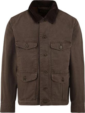 Filson Rustieke Canvas Werkjas - Heren - Zomerjassen - Bruin - L - Katoen - Jassen