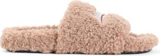 Balenciaga Beige Slip-on Slides