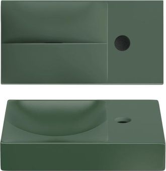 Clou Vale fontein 38 cm + kraang rechts mat pijnboom groen ker