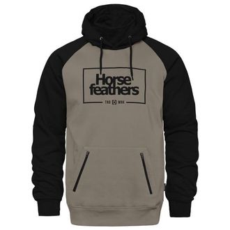 Horsefeathers Sherman Sweatshirt Hoodie f&uuml;r Herren | grau/schwarz