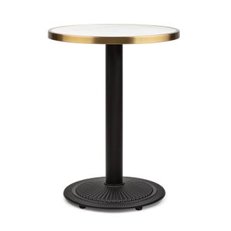 Blumfeldt Blumfeldt Patras Jewel Mesa De M&aacute;rmol Modernista &Oslash;: 57,5 Cm Alto: 75 Cm Pata De Hierro Fundido