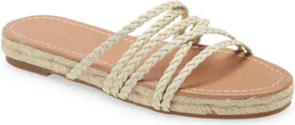 Madewell The Kathryn Sandals Womens Alabaster Espadrille Slide GAL611
