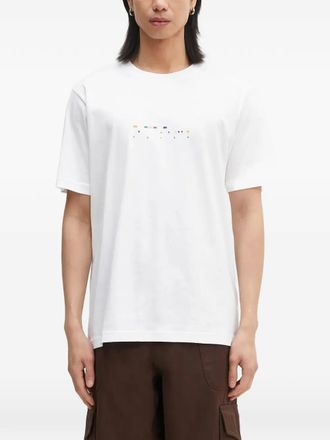 Norse Projects graphic crew-neck T-shirt - men - Organic Cotton - M - White
