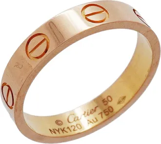 Cartier Pink Gold (18K) Band Ring (Pre-Owned)