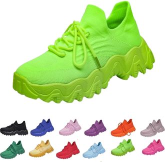 Generic Womens Trainers,Wide Fit Womens Trainers Mesh Breathable Non Slip Slip On Orthopedic Sneakers, Comfort Wear Slip On Tennis Walking Shoes, Lightweight 