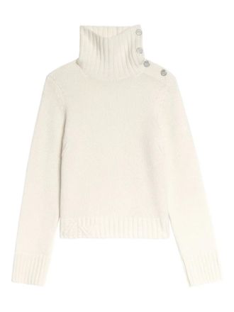 Zadig&Voltaire roll-neck embellished sweater - women - Cashmere - S - White