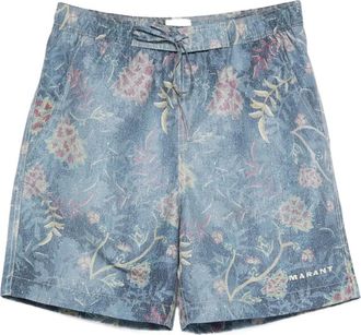 Isabel Marant Shorts a fiori - Blu