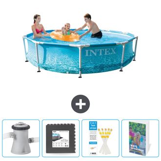 Intex Piscina Con Estructura Redonda - 305x76 Cm - 5-piezas Scb115