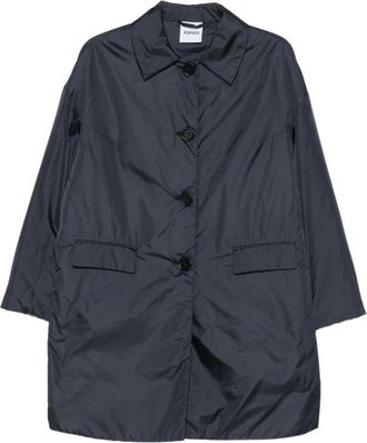 Aspesi Jassen, Dames, Grijs, S, Stijlvolle Jassen Collectie
