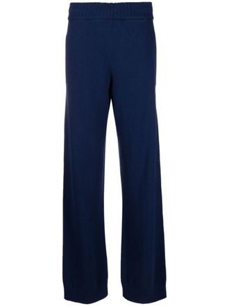 adidas Essentials W cotton knitted trousers - Blue