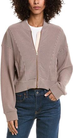 Vintage Havana Stripe Cord Fleece Jacket